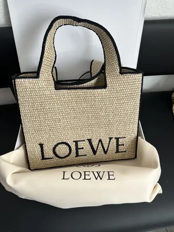 tote beige black