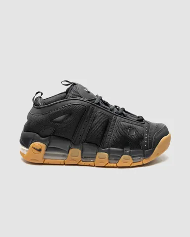 Nike Air More Uptempo Low Black-Gum Med Brown