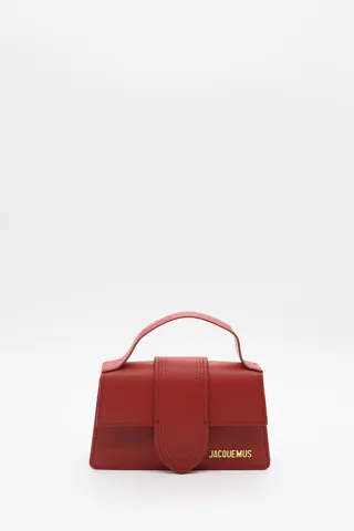 Jacquemus Le Bambino Bag in Red Leather