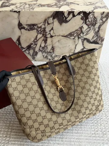 Gucci GG Monogram Jackie Tote Bag