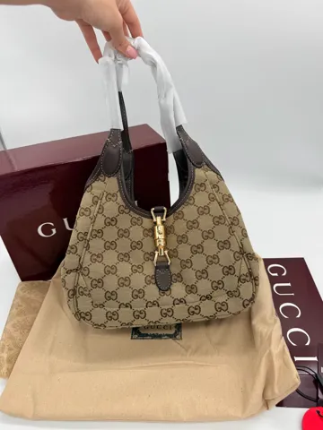 Gucci GG Monogram Jackie Shoulder Bag
