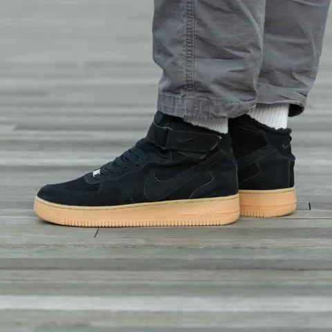 Nike Air Force Winter Black Yellow