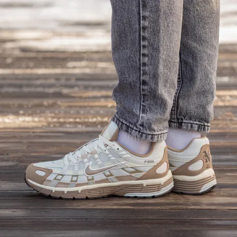 Nike P-6000 Beige White