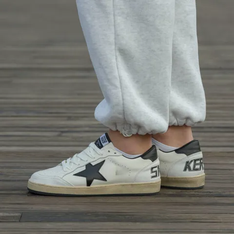 Golden Goose Ball Star White Black