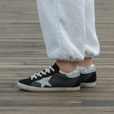 Golden Goose Black Silver Star