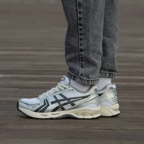 Asics Gel-Kayano 14 White Silver Black