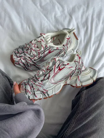 3XL Extreme Laces Red/White Logo