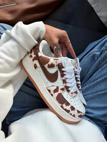 Air Force 1 Cow Print Field