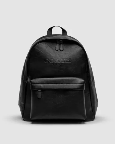 Coach Backpack Black Smooth Skin