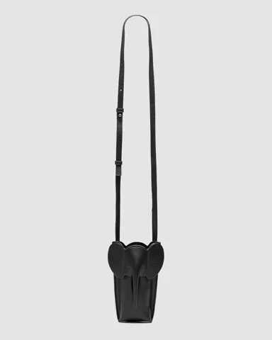 Loewe Elephant Pocket Bag in Classic Calfskin Black