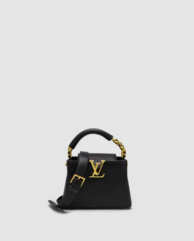 Louis Vuitton Capucines Mini Black/Gold