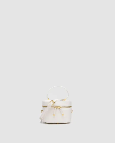 Dior Small CD Signature Vanity Case White