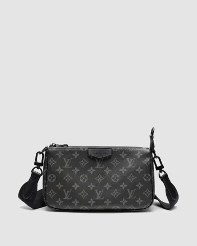 Louis Vuitton Pochette Accessoire XL Monogram Eclipse Grey