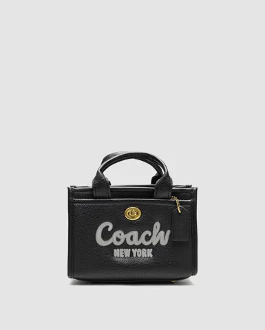 Coach Cargo Tote Bag 20 Black
