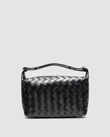 Bottega Veneta Mini Wallace Black
