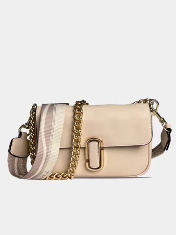 Marc Jacobs The J Marc Shoulder Bag Cream