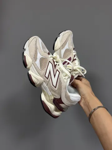 NEW BALANCE 9060 | LINEN BURGUNDY (10)