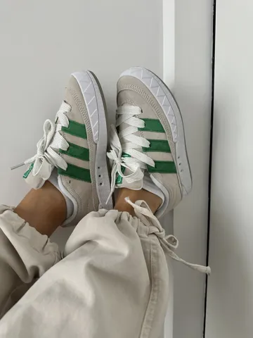 ADIDAS ADIMATIC | « CREAM / GREEN » premium