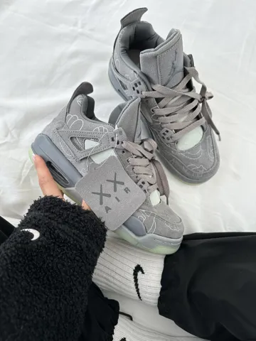 AIR JORDAN RETRO 4 | x KAWS GREY premium (р)