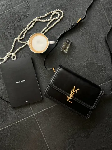 Saint Laurent Large Solferino Black/Gold(оригінальна коробка)