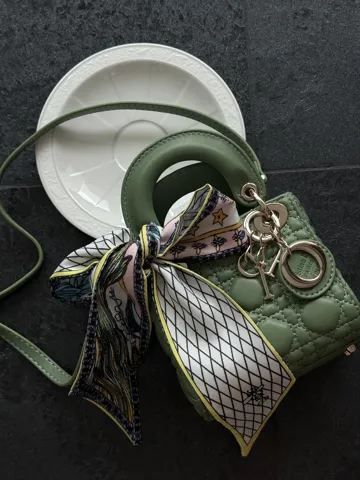 Christian Dior Micro Lady Dior Bag Green [оригінальна коробка]